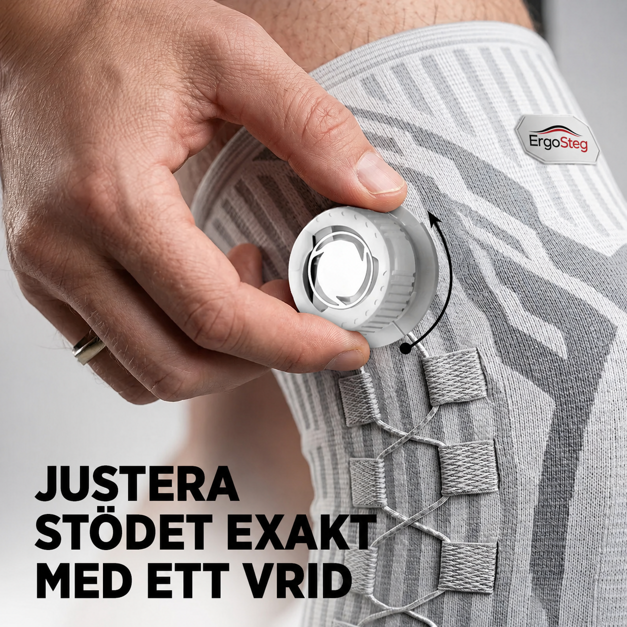 ErgoSteg MotionLock™ – Justerbart knästöd för stabilare steg
