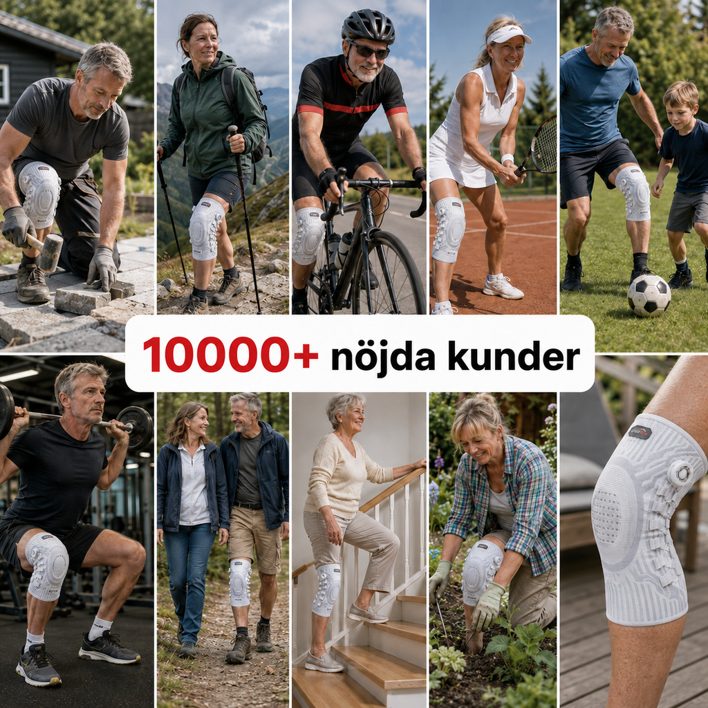 ErgoSteg MotionLock™ – Justerbart knästöd för stabilare steg