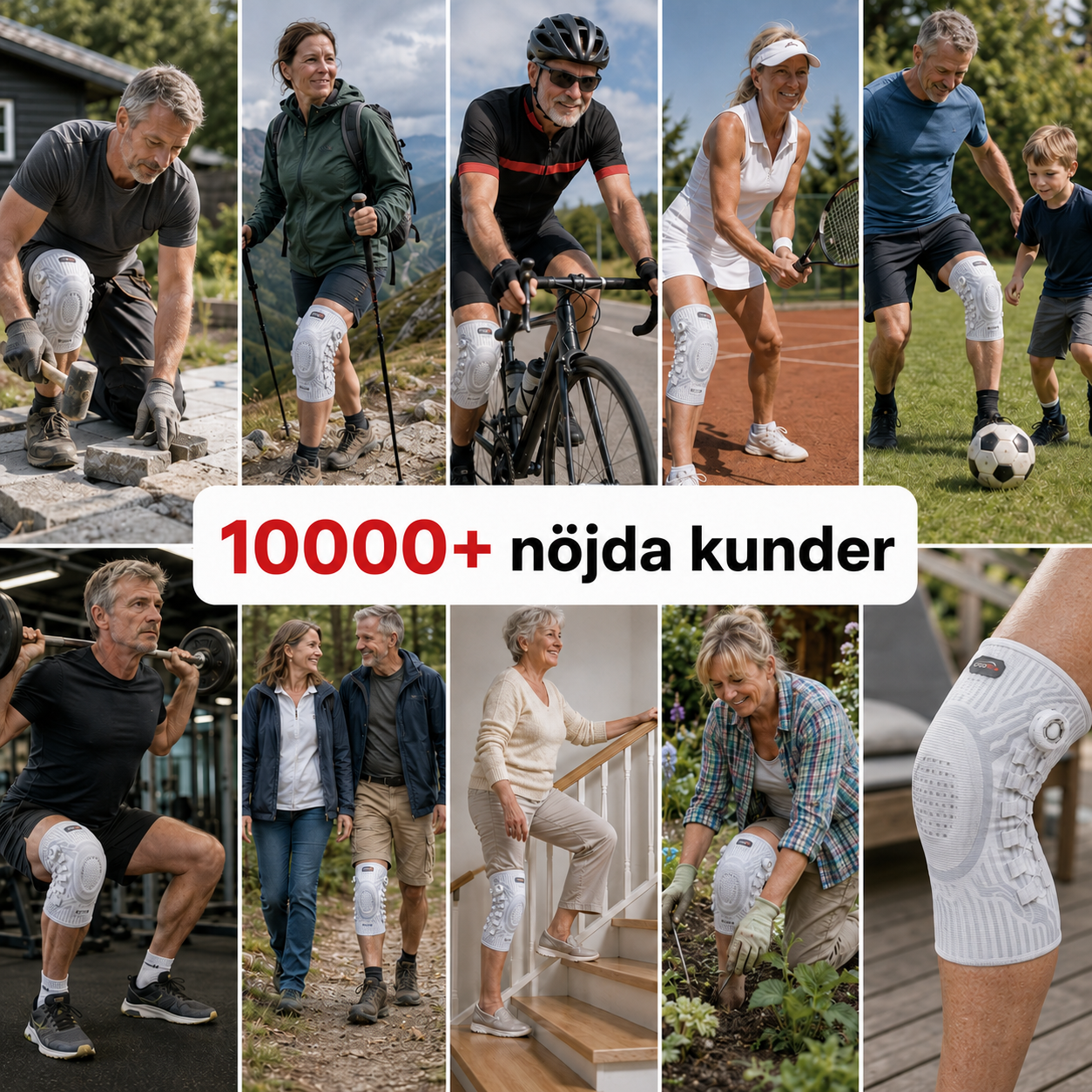 ErgoSteg MotionLock™ – Justerbart knästöd för stabilare steg